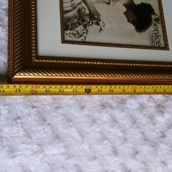 Venice by Melannco Picture Frames Antique Goldleaf Rope Design Matted Frame 8x10 - Picture 12 of 12